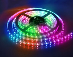 Светодиодная лента, RGB многоцветная лента, 30LED/м, 12v